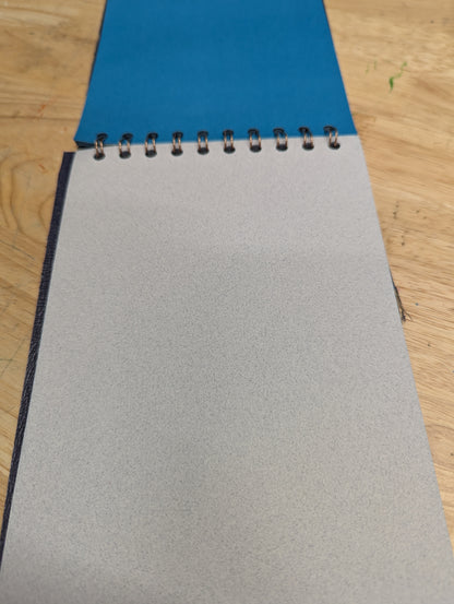 Repurposed Board Game Digraph Hopscotch Title Cover Junk Journal Notepad