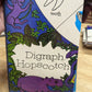 Repurposed Board Game Digraph Hopscotch Title Cover Junk Journal Notepad