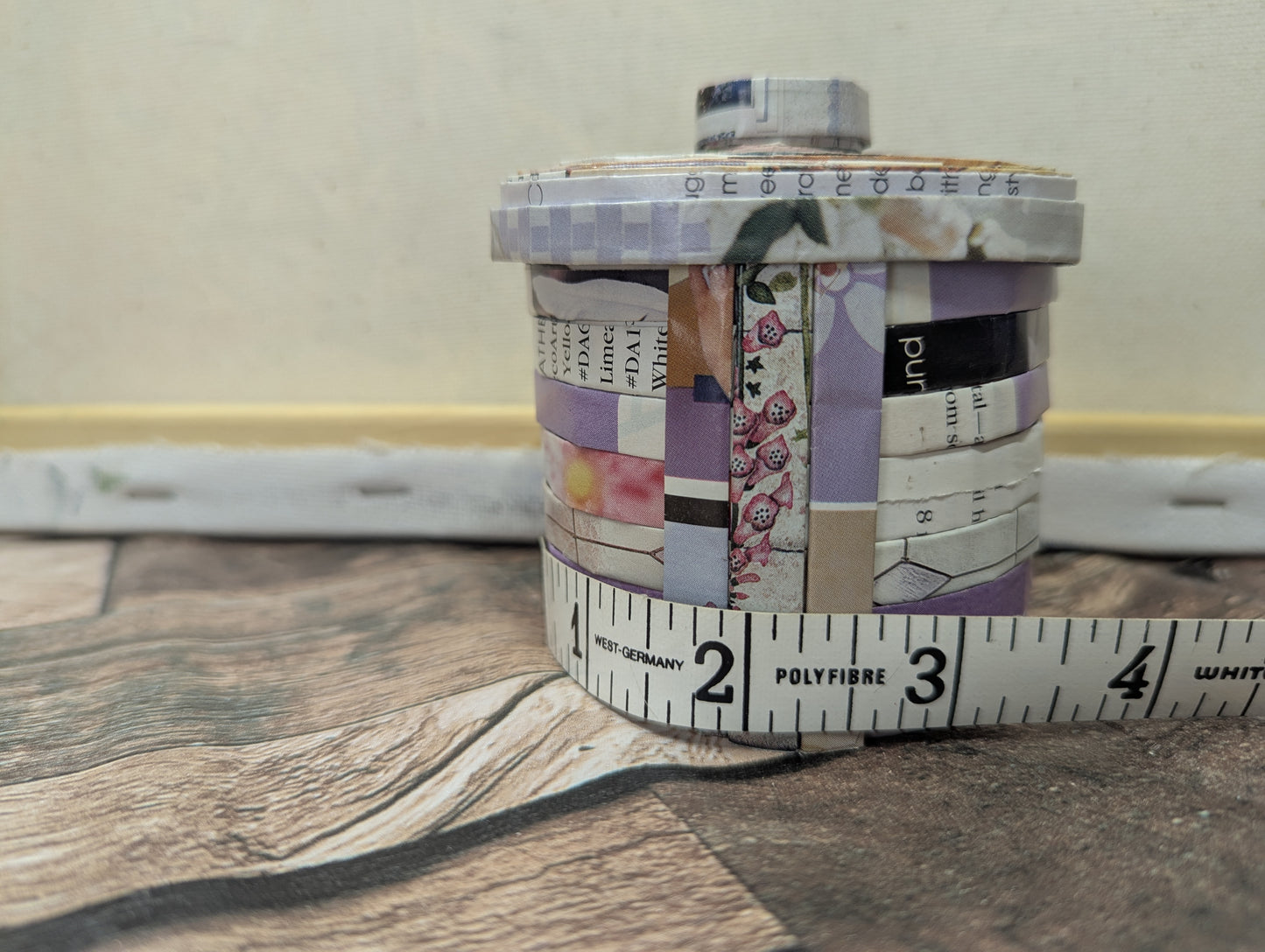 100% Recycled Magazine Trinket Boxes (Purple) - Perfect gift!