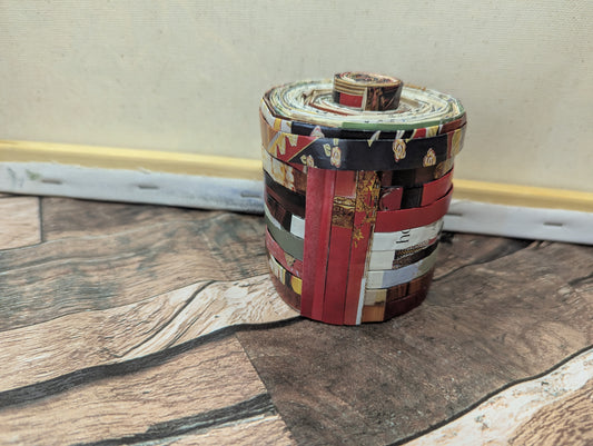 100% Recycled Magazine Trinket Box (Red) - Perfect Gift!