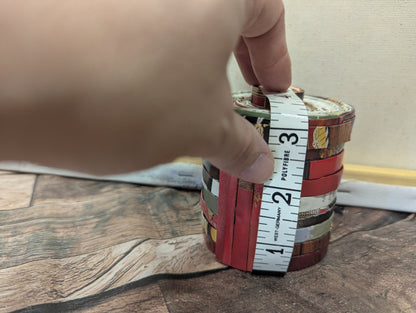 100% Recycled Magazine Trinket Box (Red) - Perfect Gift!