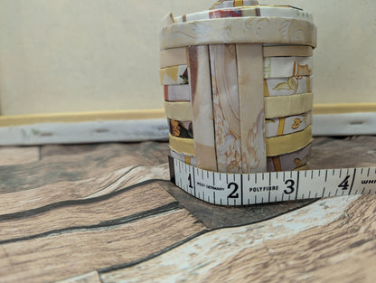 100% Recycled Magazine Trinket Box (Yellow) - Perfect Gift!