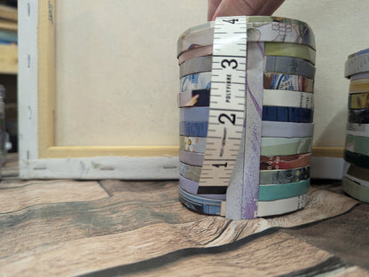 100% Recycled Magazine Trinket Boxes (Large Green/Large Blue) - Perfect gift!