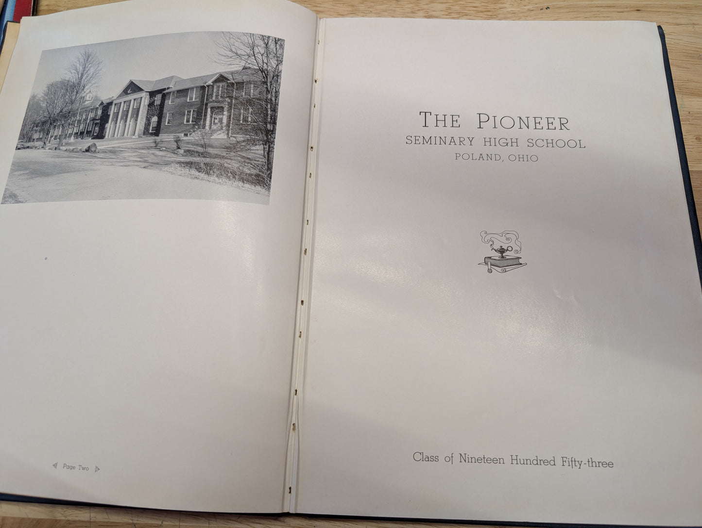 Poland seminary high pioneer 1953 yearbook from Poland, Ohio