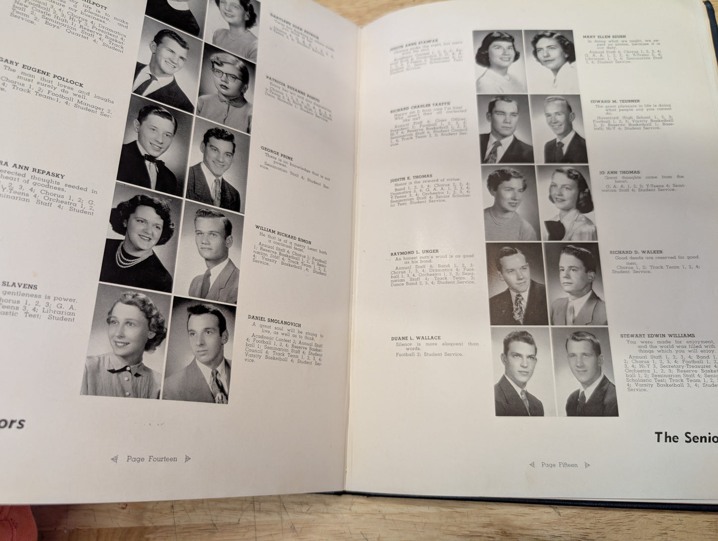 Poland seminary high pioneer 1953 yearbook from Poland, Ohio