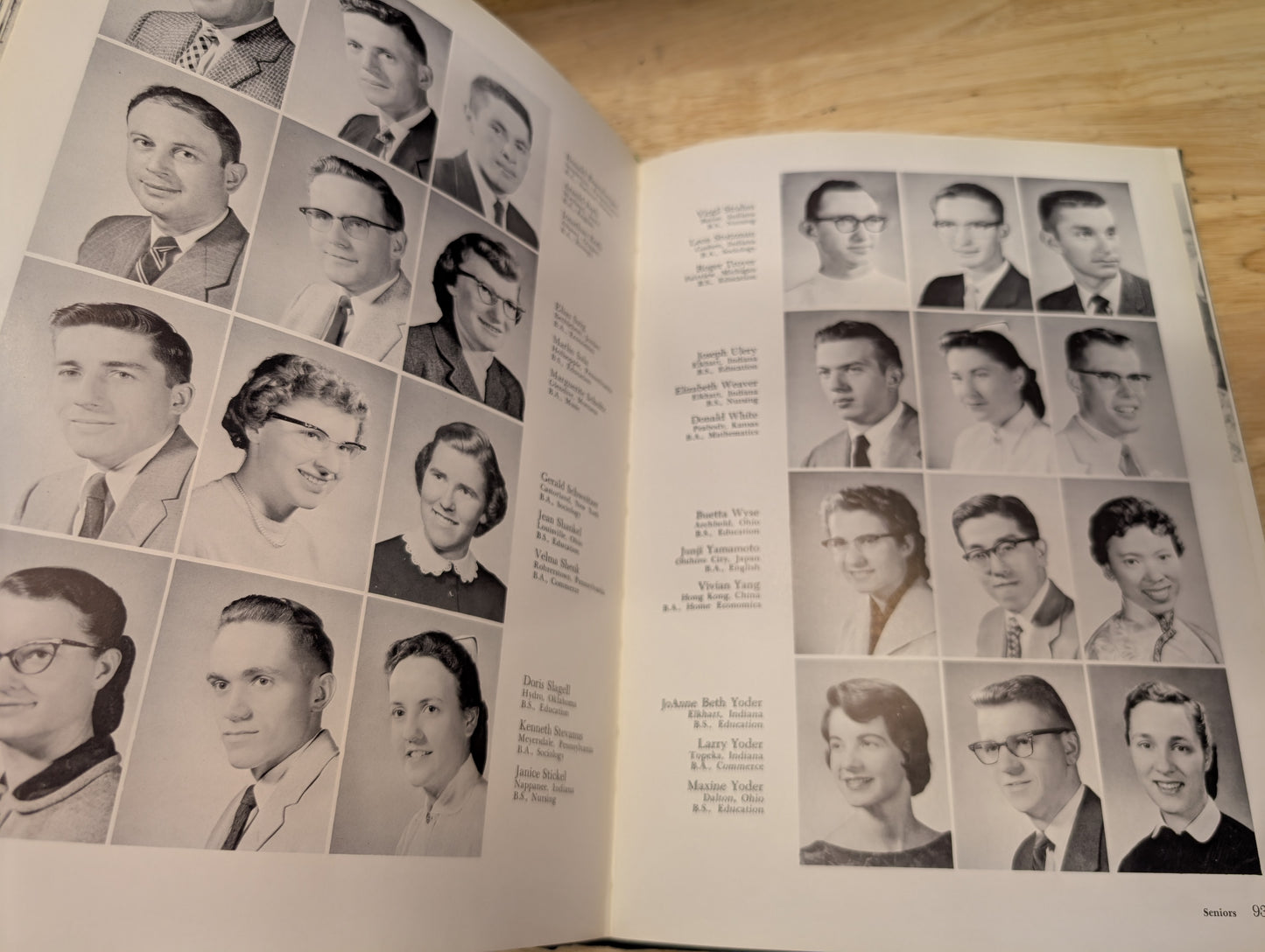 1959 Maple leaf yearbook goshen college from Goshen, Indiana