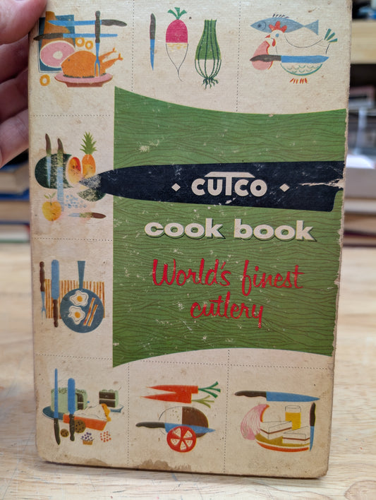 Cutco cookbook world's finest cutlery volume 1 1956 vintage cookbook