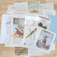 Nature and Botanical Collage Pack 50+ Pieces for Gluebook Art Journal Junk Journal Vintage Paper Crafts