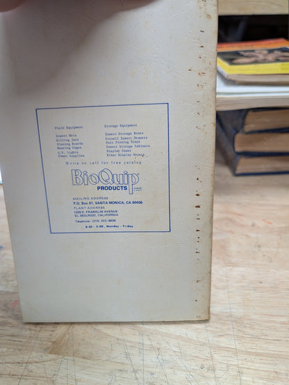 Insects and related fauna from combined scientific supplies vintage etymology guidebook