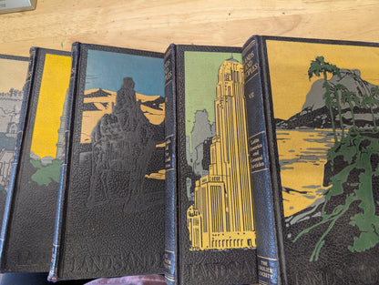 Lands and people's books 1951 vintage book great for junk Journal junk Journal cover altered book collage ephemera