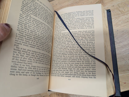 Moby Dick international collectors library edition vintage book junk Journal cover Blue Book cover