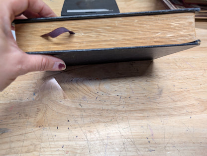 Moby Dick international collectors library edition vintage book junk Journal cover Blue Book cover