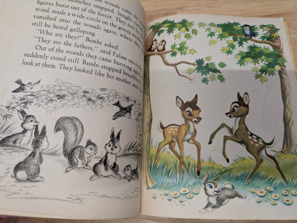 Walt Disney's Bambi little golden book 1948 vintage little golden book
