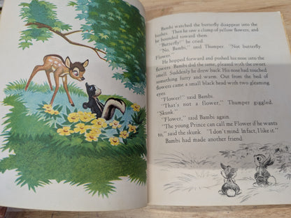 Walt Disney's Bambi little golden book 1948 vintage little golden book