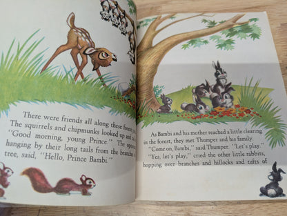Walt Disney's Bambi little golden book 1948 vintage little golden book