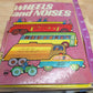 (COVER ONLY)Wheels and Noises Book Cover for Junk Journal, Gluebook, Mixed Media