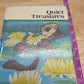 (COVER ONLY) Quiet Treasures TextBook Cover for Junk Journal, Gluebook, Mixed Media