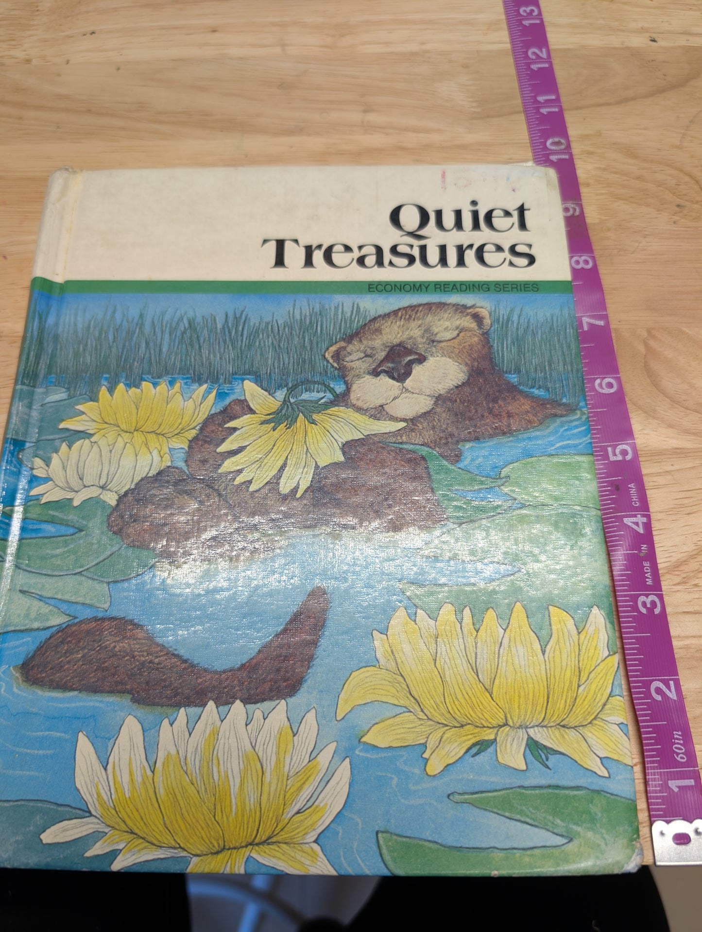(COVER ONLY) Quiet Treasures TextBook Cover for Junk Journal, Gluebook, Mixed Media