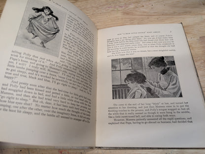 How a dear little couple went abroad. 1903 antique book antique book cover great for junk Journal collage, art Journal, mixed media