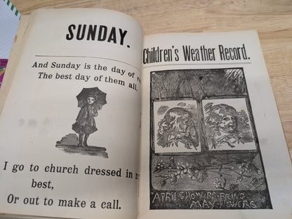 Good things for little ones. Illustrated good things for children. Antique book antique children's book