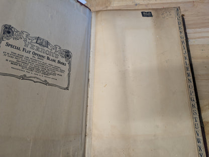 Vintage/Antique Ledger Book 1920s