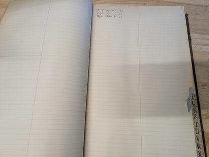Vintage/Antique Ledger Book 1920s