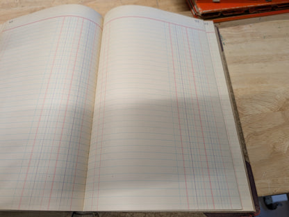 Vintage/Antique Ledger Book 1930s Art/Theater Ledger