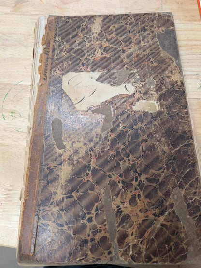 Antique Ledger from Dressing Mill in Wauregan, Connecticut