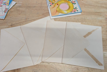 Lot of 4 Vintage Pop-up Greeting Cards, Unused Greeting Cards