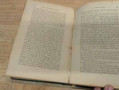 Young Benjamin Franklin or the right road through life by Henry Mayhew 1862 Harper and brothers publishers antique book