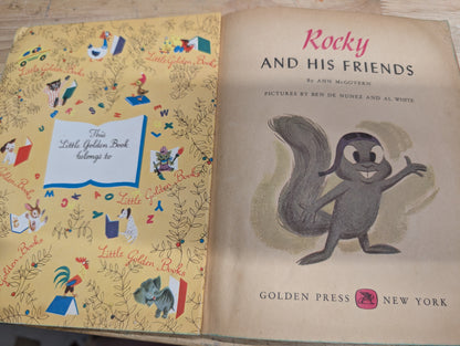 Rocky and his friends. Little golden book 1960, Rocky and Bullwinkle