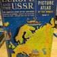 Europe and the USSR the golden book picture Atlas of the world book 3- 1960 vintage geography, European geography