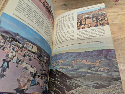 Africa the golden book picture Atlas of the world book 3- 1960 vintage geography, African geography