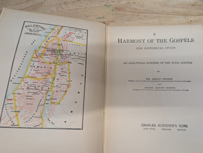 A Harmony of the gospels for historical study by Stevens and Burton 1904