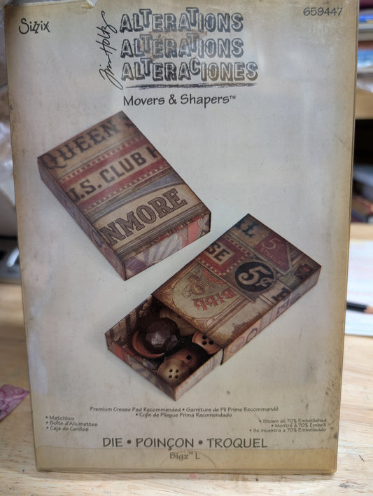 Tim Holtz Alterations Bigz Die Movers & Shapers Matchbox