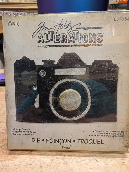 Tim Holtz Alterations Bigz Die Vintage Camera