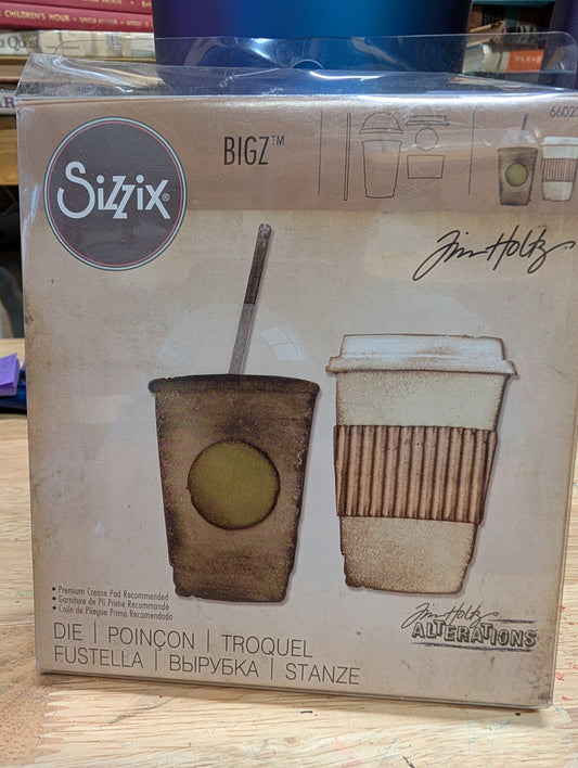 Tim Holtz Alterations Bigz Die Fresh Brewed
