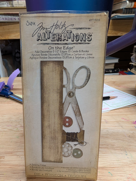 Tim Holtz Alterations Bigz Die On the Edge Sewing Edge