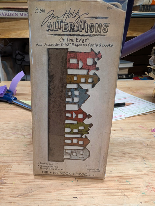 Tim Holtz Alterations Bigz Die On the Edge Townscape