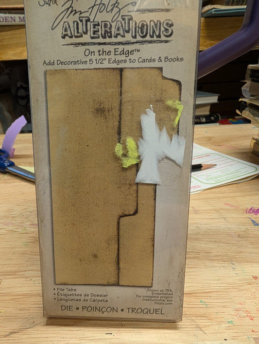 Tim Holtz Alterations Bigz Die On the Edge File Tabs