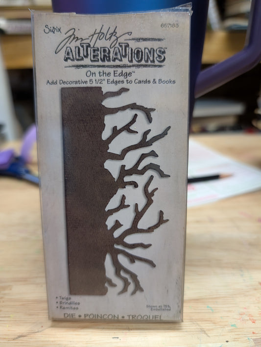 Tim Holtz Alterations Bigz Die On the Edge Twigs