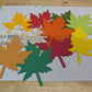 Lot of 6 Large Fall Leaves for Junk Journals, Card Making, Mixed Media, Scrapbooking, Papercrafts