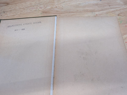 Elementary music music education series antique music textbook 1923 great for junk journals junk Journal cover collage ephemera