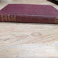 Reading in public schools antique textbook 1911 red book cover great for junk journals, collage art journals, mixed media paper crafts
