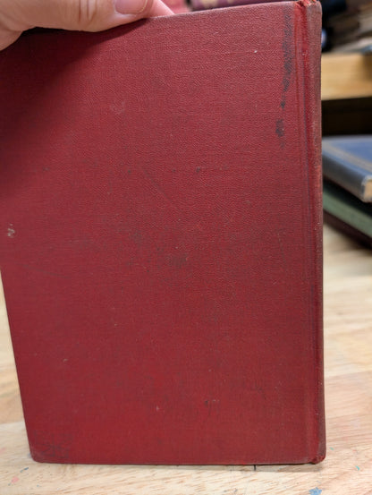 New French review grammar 1935 vintage French textbook great for junk journals, collage, mixed media and paper crafts