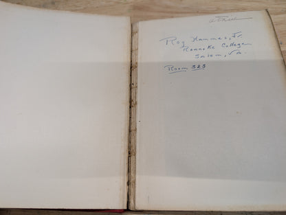 New French review grammar 1935 vintage French textbook great for junk journals, collage, mixed media and paper crafts