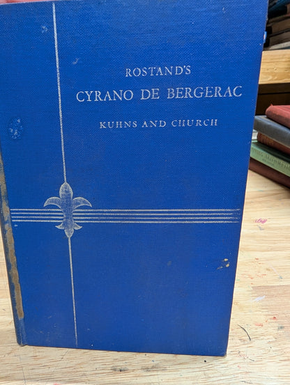 Rostand's Cyrano de Bergerac 1927 antique French play