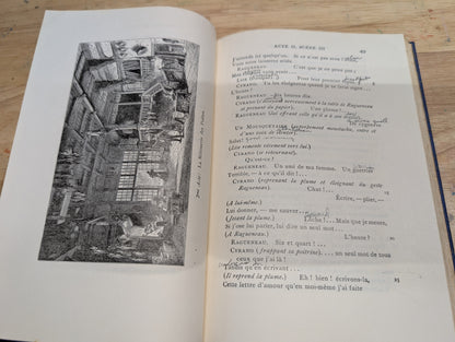 Rostand's Cyrano de Bergerac 1927 antique French play