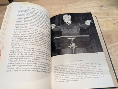 Basic principles of speech 1936 vintage speech textbook