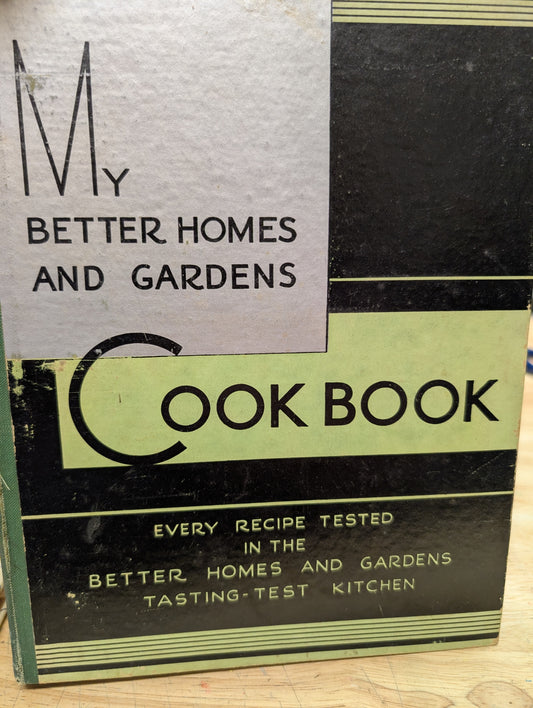 My better homes and gardens cookbook 3rd edition 1931 vintage cookbook binder